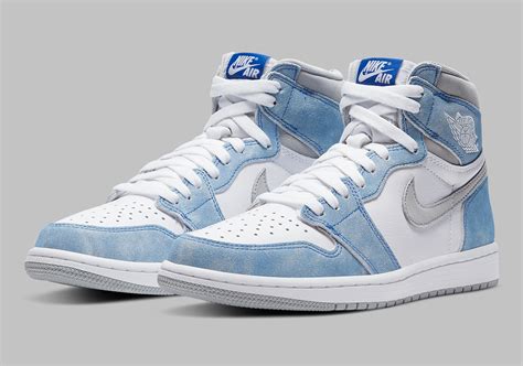 air jordan 1 silver and blue